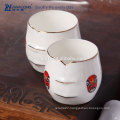 Wholesale Chinese traditional bone china ceramic Chinese Kungfu tea set